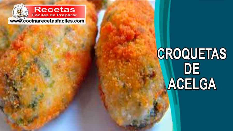 Croquetas de acelga