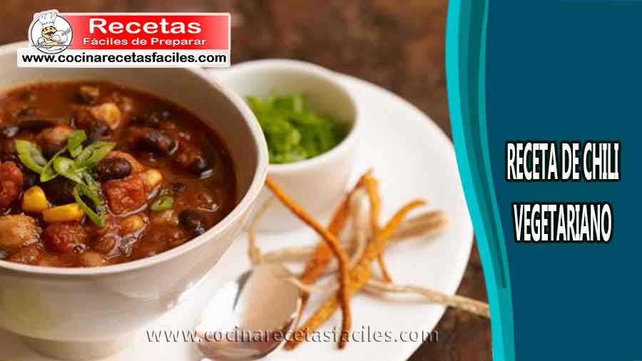 Receta de Chili Vegetariano