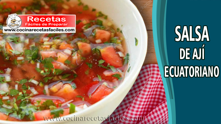 Receta de Salsa de ají ecuatoriano - Recetas de salsa y cremas