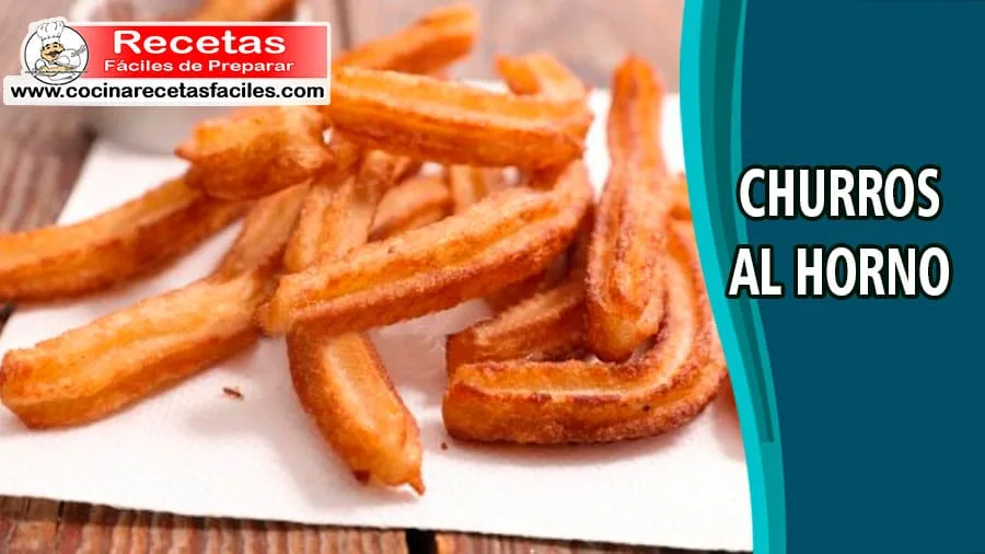Receta de churros al horno