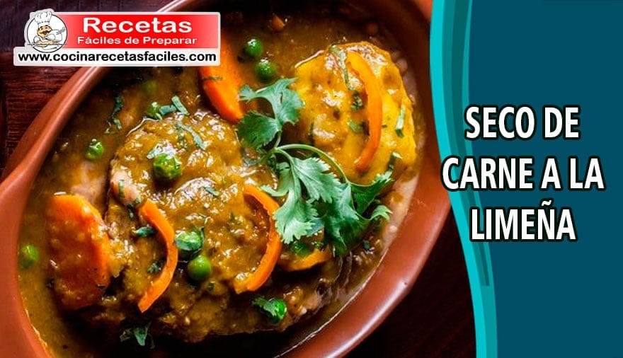 Seco de carne a la limeña