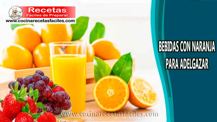 Bebidas con naranja para adelgazar