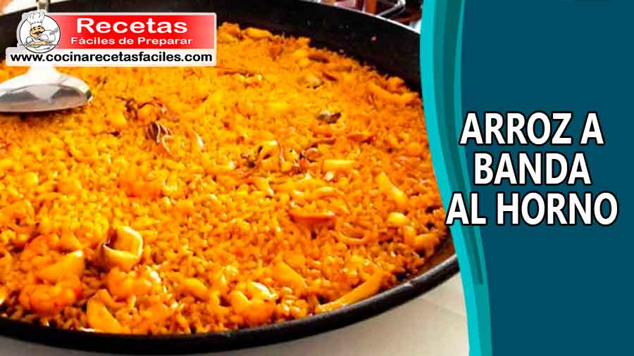 Arroz a banda al horno
