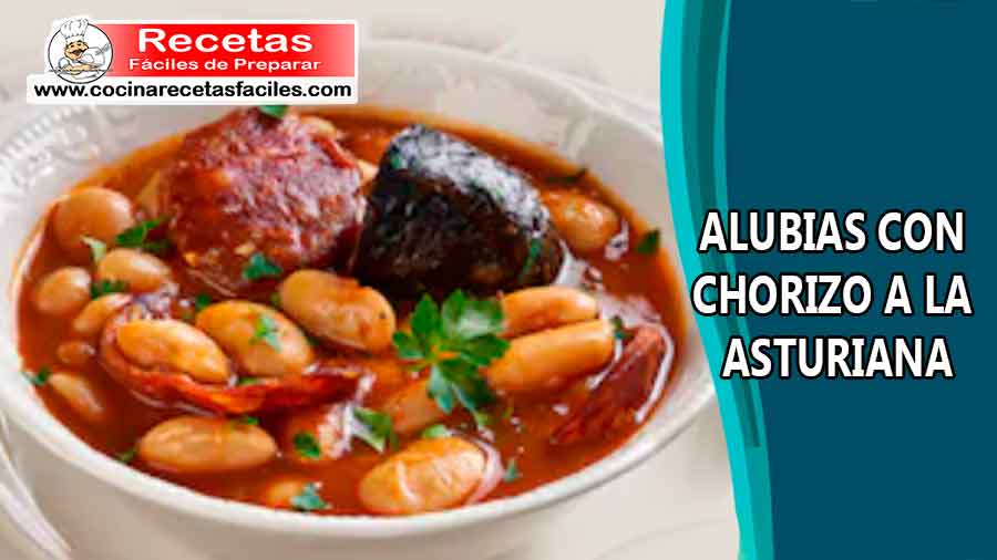 Alubias con chorizo a la asturiana