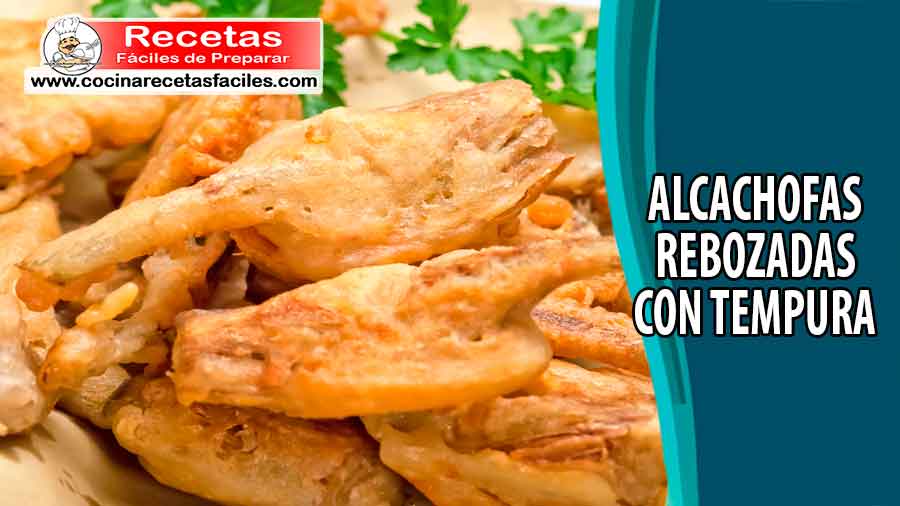 Alcachofas rebozadas con tempura