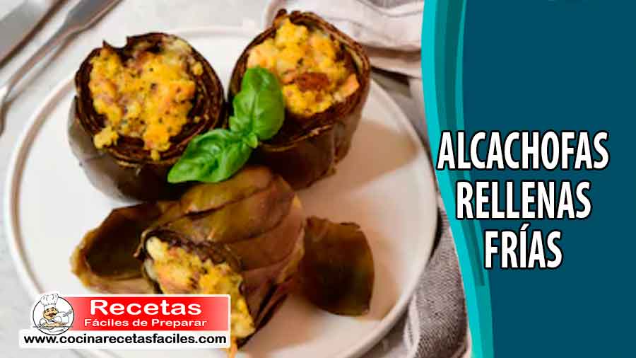 Alcachofas rellenas frías