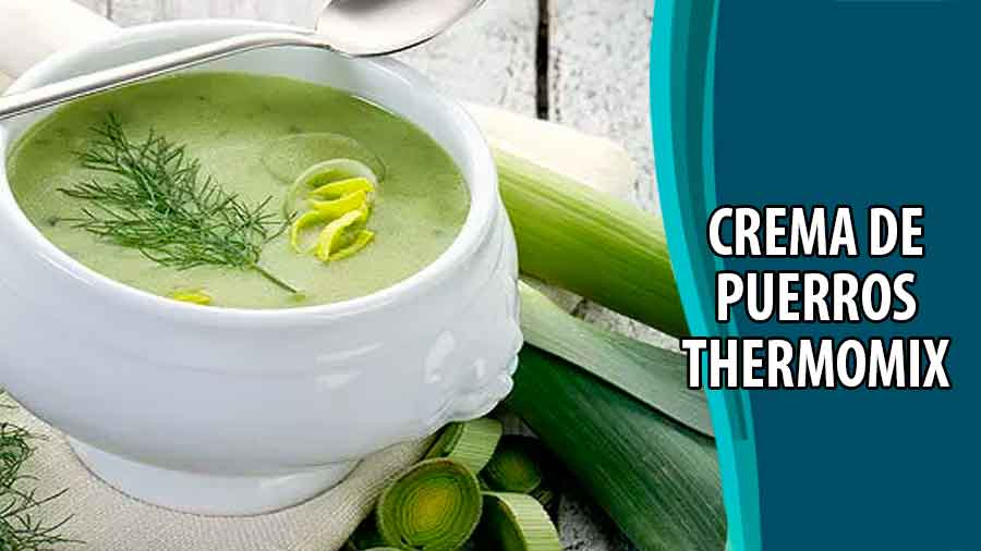 Crema de puerros thermomix