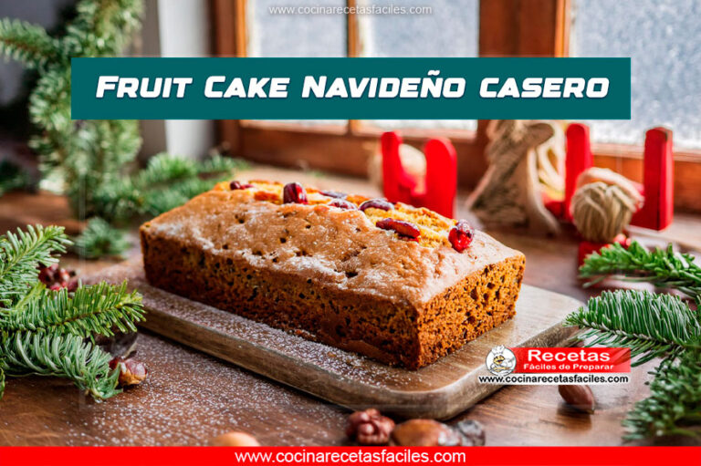 Fruit Cake Navideño casero : Tradicional y fácil de preparar