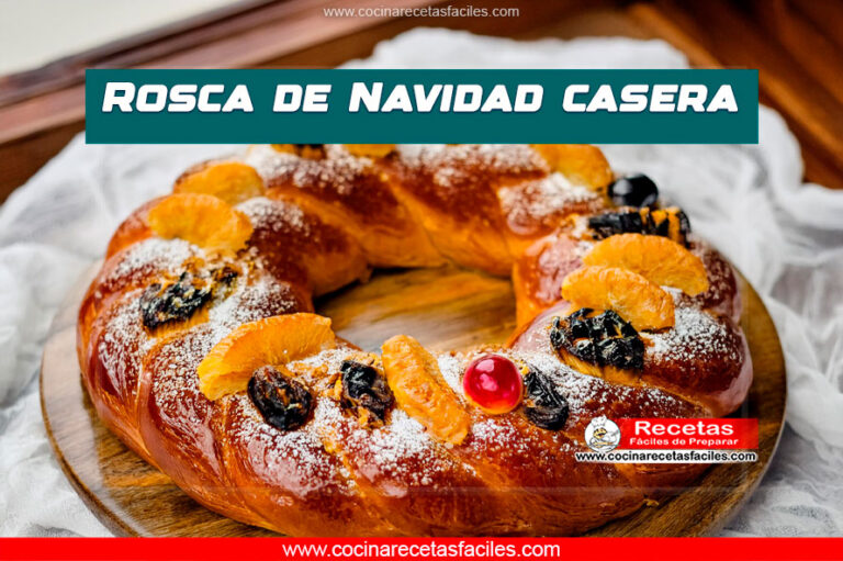 Rosca de Navidad casera fácil y deliciosa | Receta navideña