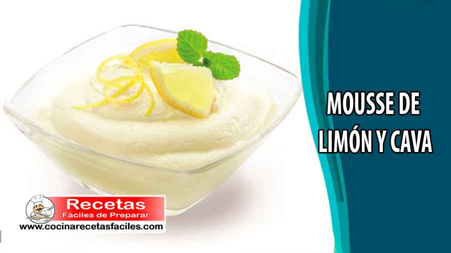 Mousse de limón y cava
