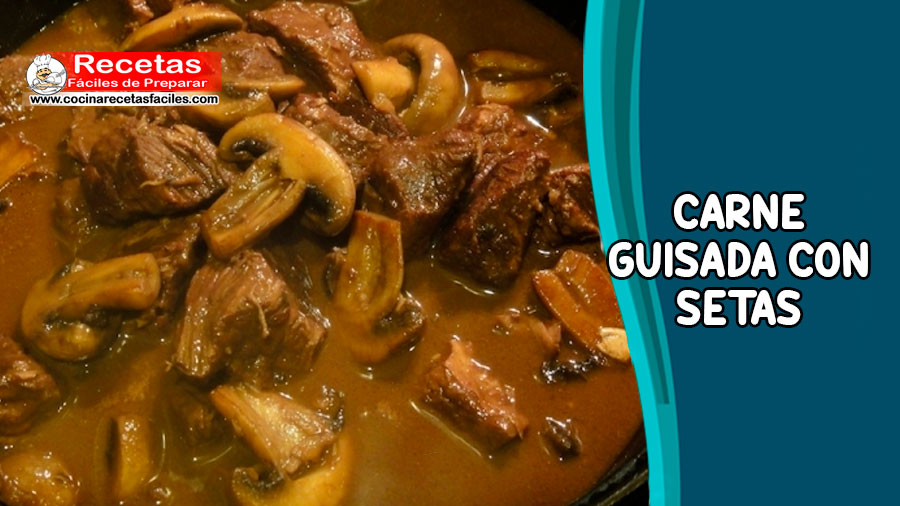 Disfruta de esta Exquisita Carne Guisada con Setas, una combinación irresistible de tierna carne de ternera con níscalos y champiñones.