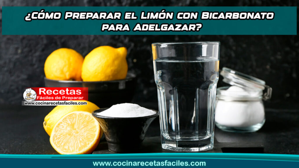 Cómo preparar el limón con bicarbonato para adelgazar
