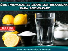 Mezcla de limón y bicarbonato para adelgazar