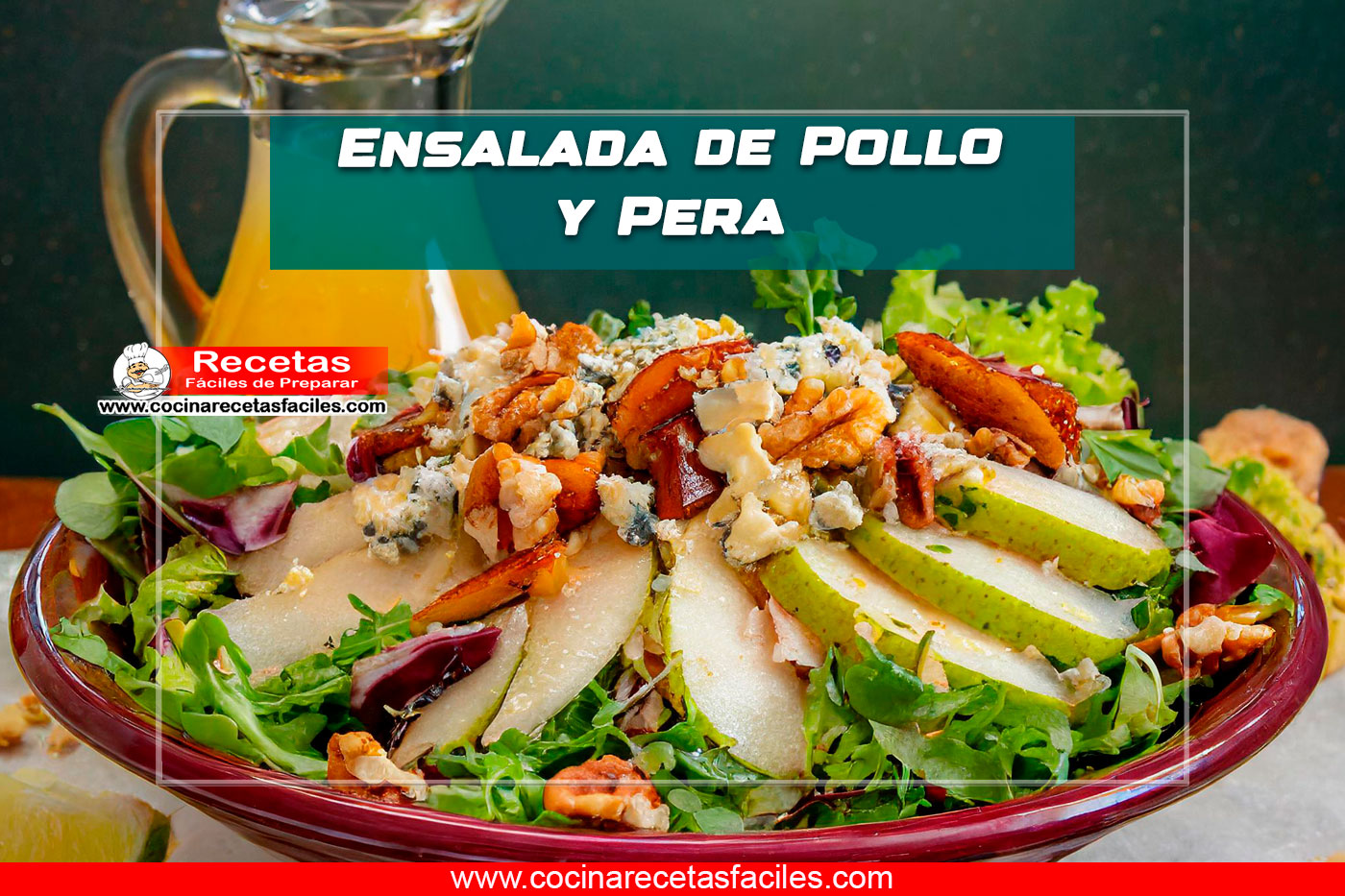 "Imagen de Ensalada de Pollo y Pera, una opción fresca y deliciosa."