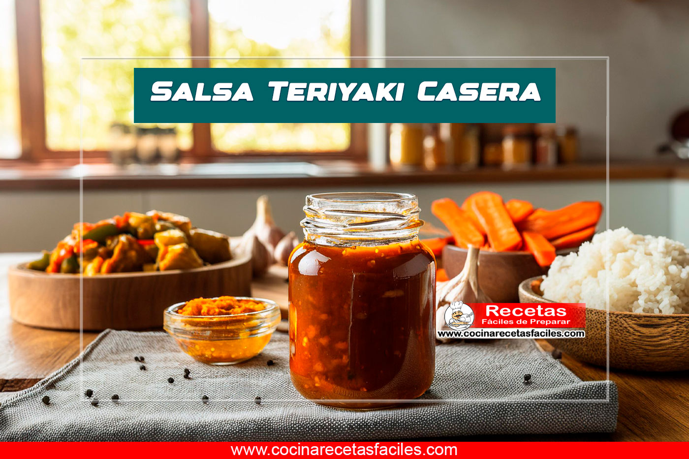 Salsa Teriyaki Casera sin Gluten