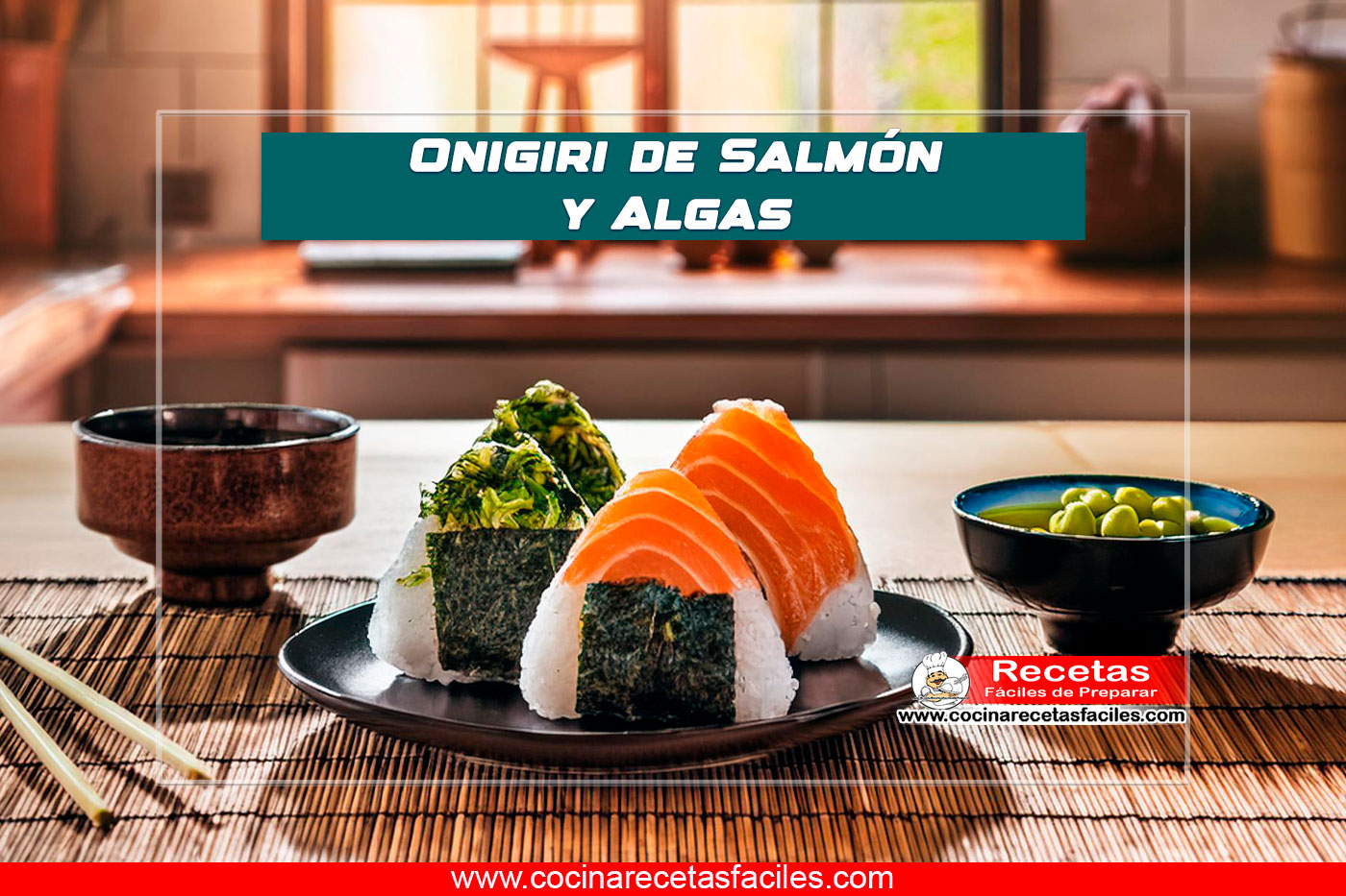 Onigiri de Salmón y Algas