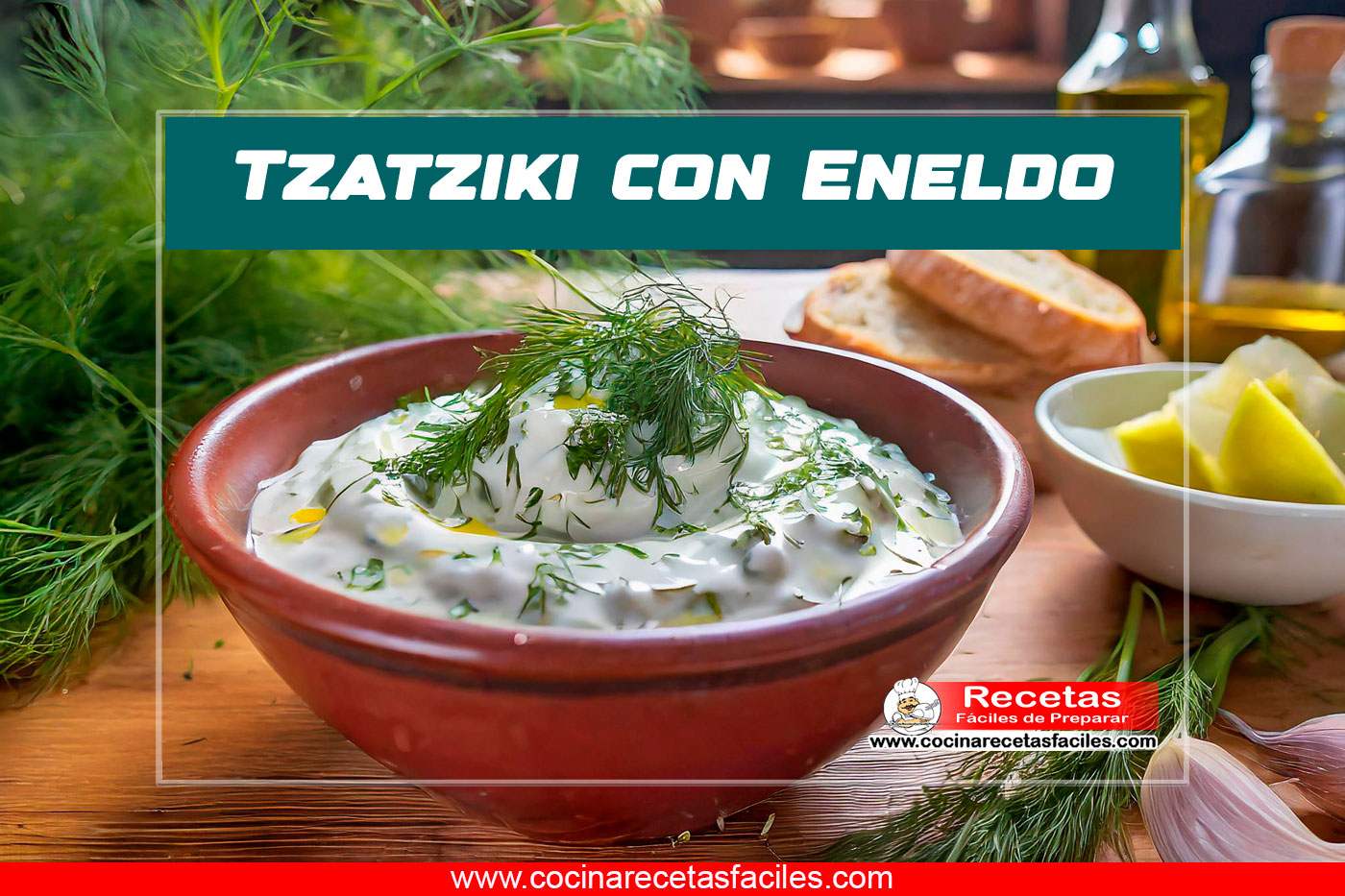 Tzatziki con eneldo