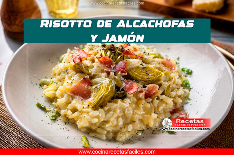 Risotto de Alcachofas y Jamón: Cremoso y Sabroso