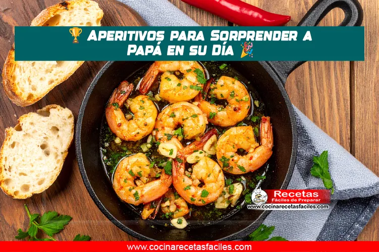 Gambas al ajillo servidas en sartén con ajo dorado, guindilla y perejil, acompañadas de pan crujiente.