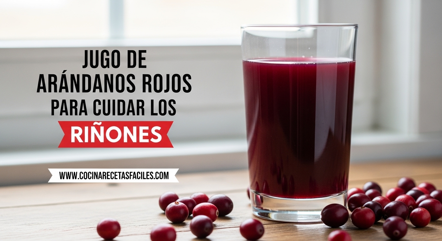 Vaso alto transparente con jugo de arándanos rojos casero color rojo oscuro opaco, sin adornos, sobre mesa de madera rústica con arándanos frescos esparcidos alrededor